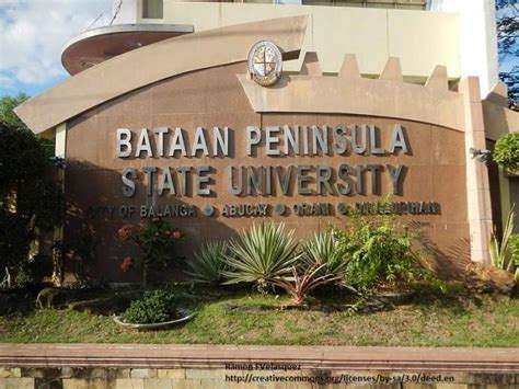 Bataan Peninsula State University .